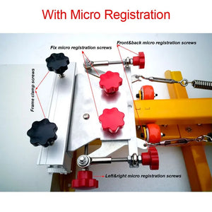 Tryckkarusell för upp till 4 färger med mikrojustering - Bordsmodell